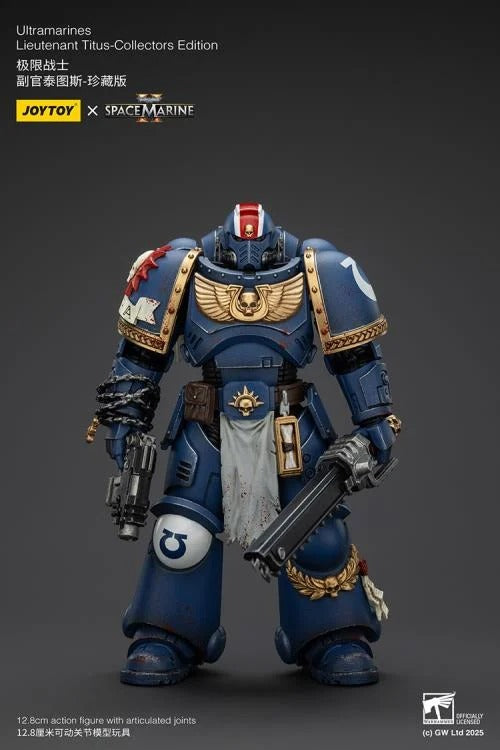 Warhammer 40K - Ultramarines - Space Marine 2 - Lieutenant Titus (Collectors Edition) - Collectables > Action Figures > toys -  Joy Toy