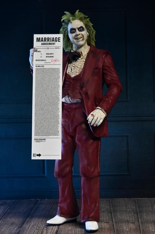 Beetlejuice Beetlejuice - Ultimate "Red Tuxedo" Beetlejuice Action Figure - Collectables > Action Figures > toys -  Neca