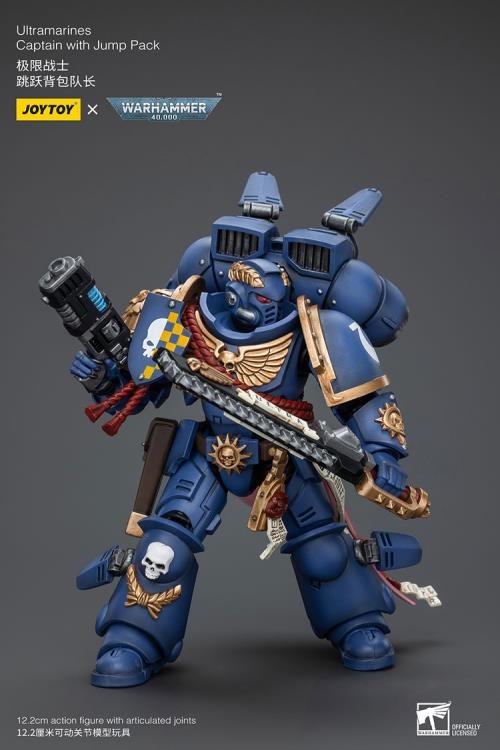 JoyToy - Warhammer 40K - Ultramarines - Ultramarines Captain with Jump Pack - Collectables > Action Figures > toys -  Joy Toy