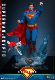 Superman (2025) - Superman & Krypto 1/6th Scale Collectible Figure Set - MMS812 - Collectables > Action Figures > toys -  Hot Toys