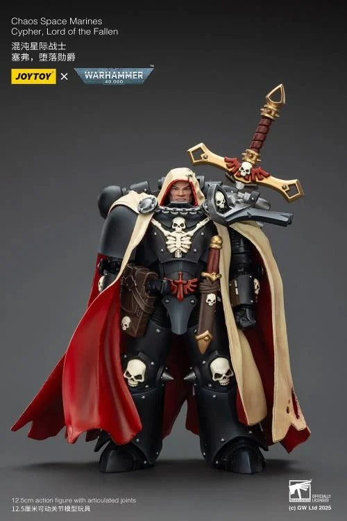 JoyToy - Warhammer 40K - Chaos Space Marines - Cypher, Lord of the Fallen - Collectables > Action Figures > toys -  Joy Toy