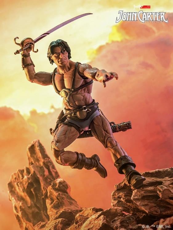 Frazetta Universe - ICON Collectibles - John Carter of Mars 1/12 Scale Action Figure - Collectables > Action Figures > toys -  Frazetta Girls
