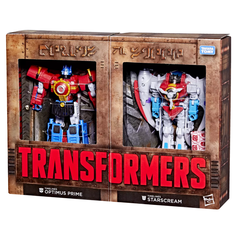 Transformers Timelines Comic Edition Optimus Prime and Starscream - Collectables > Action Figures > toys -  Hasbro