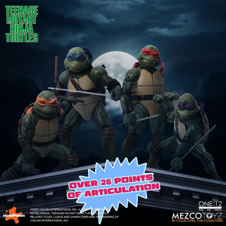 Teenage Mutant Ninja Turtles (1990) One:12 Collective Action Figure Boxed Set (preorder) - Collectables > Action Figures > toys -  MEZCO TOYS