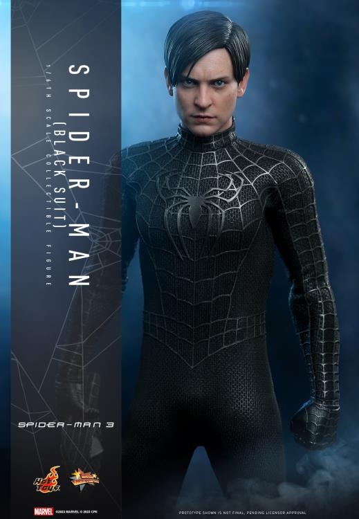 Spider-Man 3 - Spider-Man (Black Suit) 1/6th Scale Collectible Figure - MMS727 - Collectables > Action Figures > toys -  Hot Toys