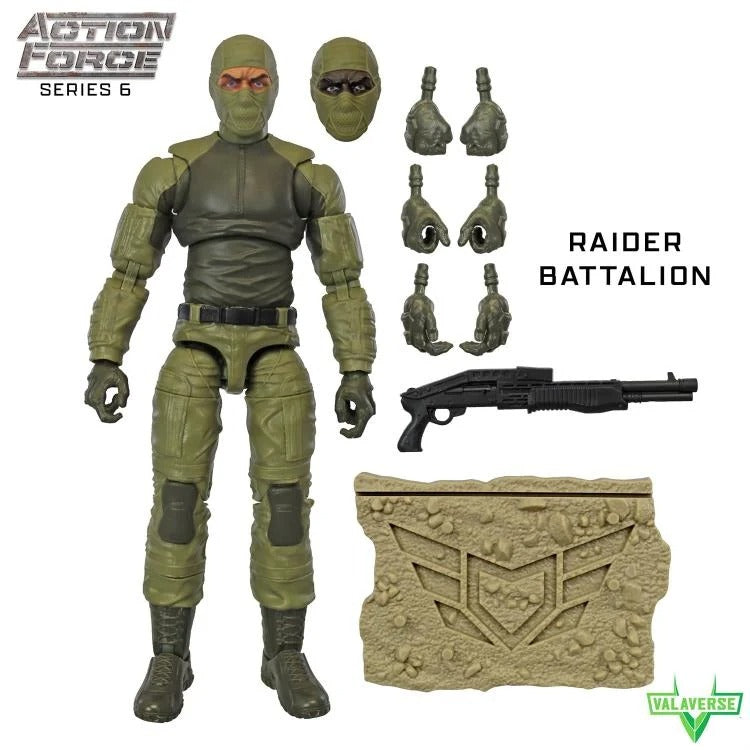 Action Force - Raider Battalion Trooper 1/12 Scale Action Figure - Accessories / Supplies For toys -  VALAVERSE