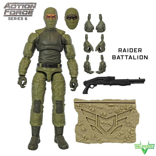 Action Force - Raider Battalion Trooper 1/12 Scale Action Figure - Accessories / Supplies For toys -  VALAVERSE
