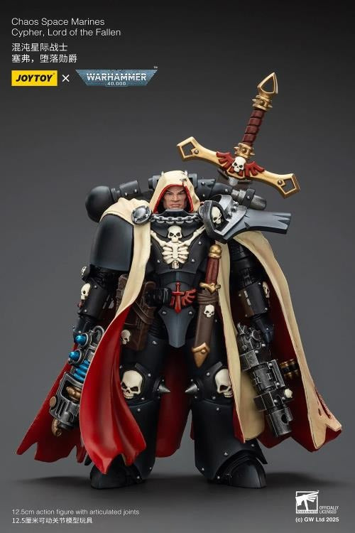 JoyToy - Warhammer 40K - Chaos Space Marines - Cypher, Lord of the Fallen - Collectables > Action Figures > toys -  Joy Toy