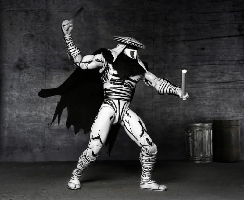 Teenage Mutant Ninja Turtles - Foot Elite Assassin (Mirage Comics Black & White Variant) Action Figure - Collectables > Action Figures > toys -  Neca