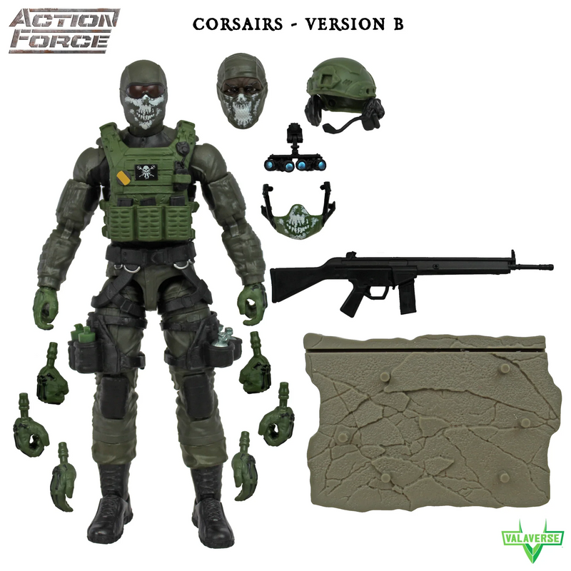The Black - Corsairs (Ver. B) 1/12 Scale Action Figure - Accessories / Supplies For toys -  VALAVERSE