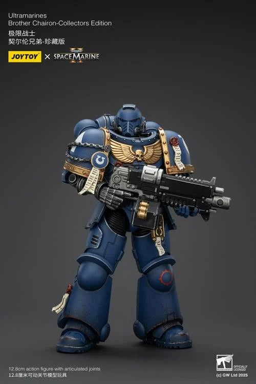 Warhammer 40K - Ultramarines - Space Marine 2 - Brother Chairon (Collectors Edition) - Collectables > Action Figures > toys -  Joy Toy