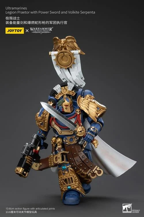 Warhammer: The Horus Heresy - Ultramarines - Legion Praetor with Power Sword and Volkite Serpenta - Collectables > Action Figures > toys -  Joy Toy