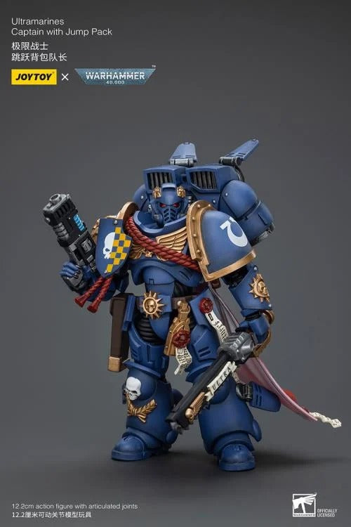 JoyToy - Warhammer 40K - Ultramarines - Ultramarines Captain with Jump Pack - Collectables > Action Figures > toys -  Joy Toy