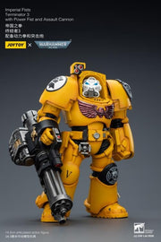 JoyToy - Warhammer 40K - Imperial Fists Terminator (Ver. 3) with Power Fist and Assault Cannon 1/18 Scale Action Figure - Collectables > Action Figures > toys -  Joy Toy