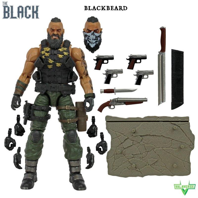 The Black - Blackbeard 1/12 Scale Action Figure - Accessories / Supplies For toys -  VALAVERSE