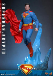 Superman (2025) - Superman & Krypto 1/6th Scale Collectible Figure Set - MMS812 - Collectables > Action Figures > toys -  Hot Toys