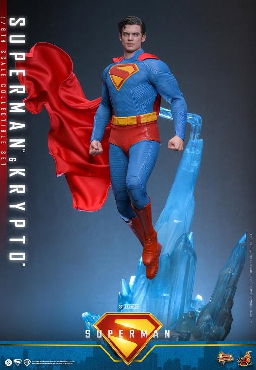 Superman (2025) - Superman & Krypto 1/6th Scale Collectible Figure Set - MMS812 - Collectables > Action Figures > toys -  Hot Toys