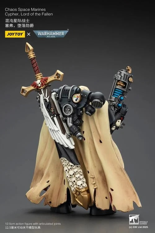 JoyToy - Warhammer 40K - Chaos Space Marines - Cypher, Lord of the Fallen - Collectables > Action Figures > toys -  Joy Toy