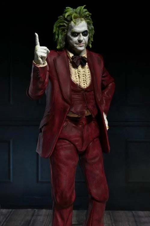 Beetlejuice Beetlejuice - Ultimate "Red Tuxedo" Beetlejuice Action Figure - Collectables > Action Figures > toys -  Neca