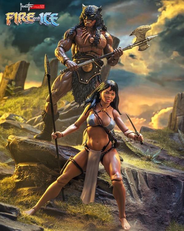 Fire and Ice - ICON Collectibles - Dark Wolf (Ver. 2) 1/12 Scale Action Figure (Preorder Jul 2026) - Collectables > Action Figures > toys -  Frazetta Girls
