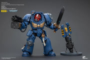 Warhammer 40K - UItramarines - Terminator Squad Sergeant with Power Sword and Teleport Homer - Collectables > Action Figures > toys -  Joy Toy