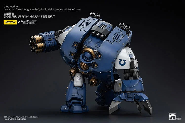 Warhammer: The Horus Heresy - Ultramarines - Leviathan Dreadnought with Cyclonic Melta Lance and Siege Claws - Collectables > Action Figures > toys -  Joy Toy
