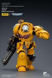 JoyToy - Warhammer 40K - Imperial Fists Terminator (Ver. 3) with Power Fist and Assault Cannon 1/18 Scale Action Figure - Collectables > Action Figures > toys -  Joy Toy