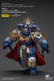 Warhammer 40K - Ultramarines - Space Marine 2 - Marneus Calgar Chapter Master with MKX Gravis Armour and Gauntlets of Ultramar - Collectables > Action Figures > toys -  Joy Toy