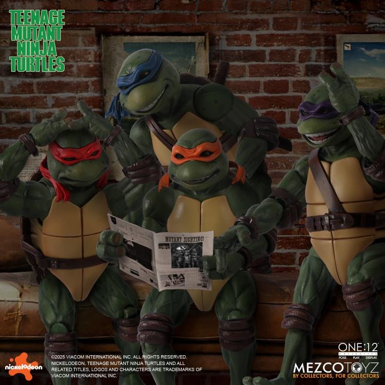 Teenage Mutant Ninja Turtles (1990) One:12 Collective Action Figure Boxed Set (preorder) - Collectables > Action Figures > toys -  MEZCO TOYS