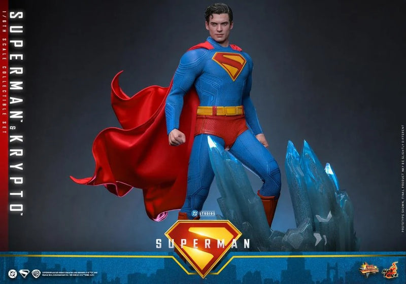 Superman (2025) - Superman & Krypto 1/6th Scale Collectible Figure Set - MMS812 - Collectables > Action Figures > toys -  Hot Toys