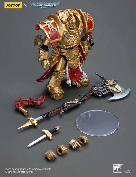 Warhammer 40K - Adeptus Custodes - Allarus Custodian with Castellan Axe - Collectables > Action Figures > toys -  Joy Toy