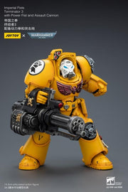JoyToy - Warhammer 40K - Imperial Fists Terminator (Ver. 3) with Power Fist and Assault Cannon 1/18 Scale Action Figure - Collectables > Action Figures > toys -  Joy Toy
