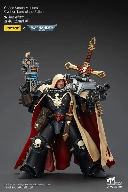 JoyToy - Warhammer 40K - Chaos Space Marines - Cypher, Lord of the Fallen - Collectables > Action Figures > toys -  Joy Toy