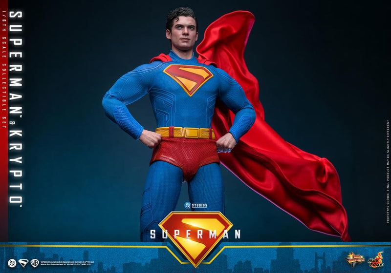 Superman (2025) - Superman & Krypto 1/6th Scale Collectible Figure Set - MMS812 - Collectables > Action Figures > toys -  Hot Toys
