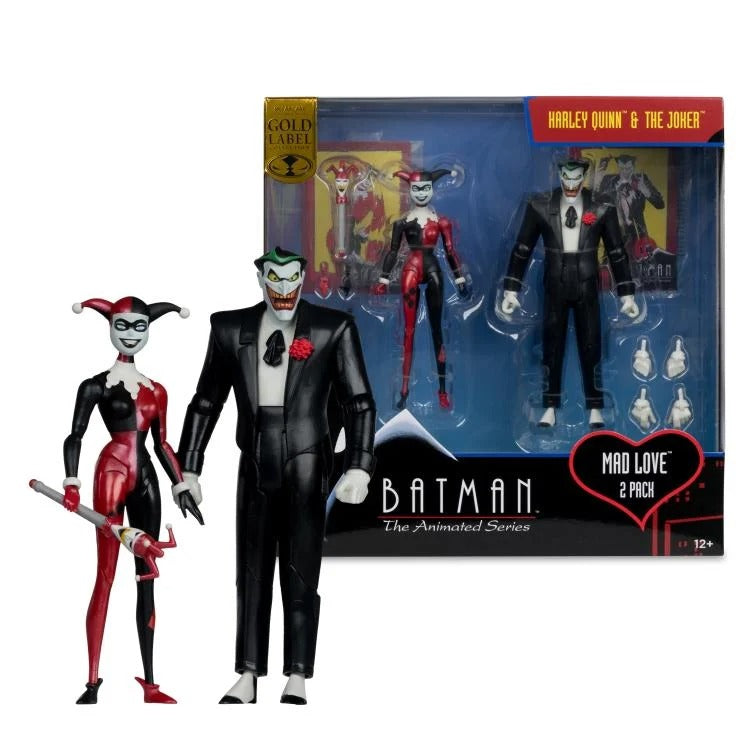 DC Direct - Batman: The Animated Series - Harley Quinn & The Joker (Mad Love) 2-Pack - Exclusive - Collectables > Action Figures > toys -  McFarlane Toys