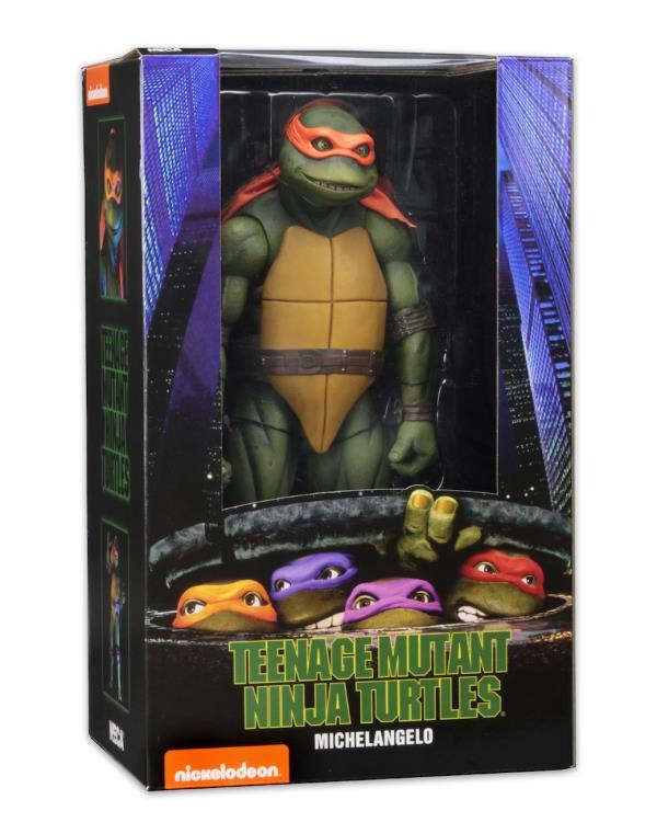 Teenage Mutant Ninja Turtles (1990 Movie) - Michelangelo 1/4 Scale Figure - Collectables > Action Figures > toys -  Neca