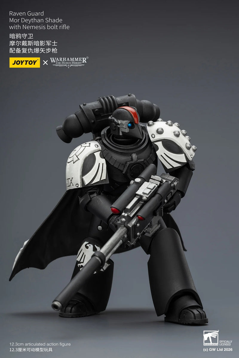 JoyToy - Warhammer: The Horus Heresy Raven Guard Mor Deythan Shade with Nemesis Bolt Rifle 1/18 Scale Action Figure - Collectables > Action Figures > toys -  Joy Toy