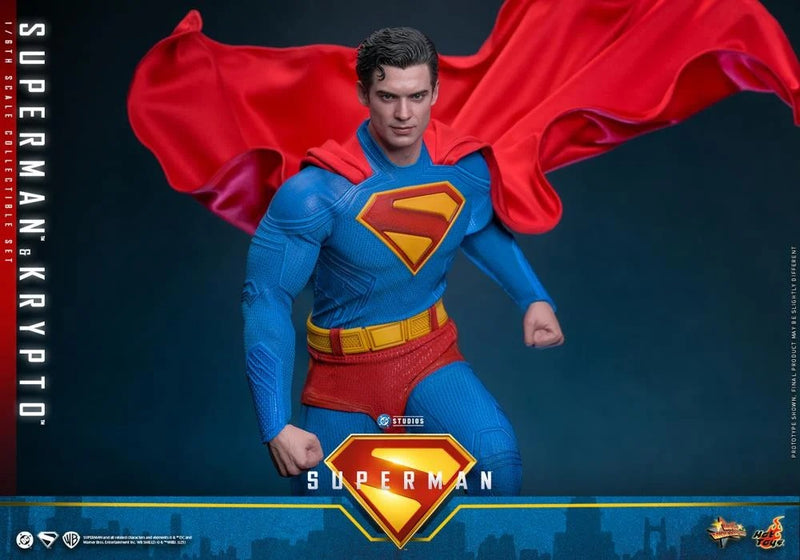 Superman (2025) - Superman & Krypto 1/6th Scale Collectible Figure Set - MMS812 - Collectables > Action Figures > toys -  Hot Toys