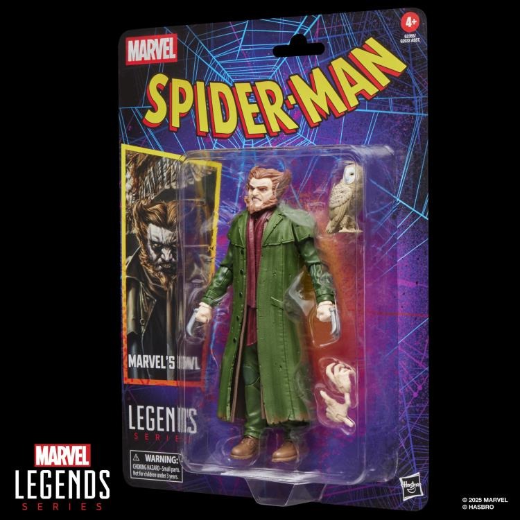 Marvel Legends Series - Retro Cardback Spider-man - Owl ( Preorder Feb 2026) - Collectables > Action Figures > toys -  Hasbro