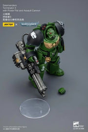 JoyToy - Warhammer 40K - Salamanders Terminator (Ver. 3) with Power Fist and Assault Cannon 1/18 Scale Action Figure - Collectables > Action Figures > toys -  Joy Toy