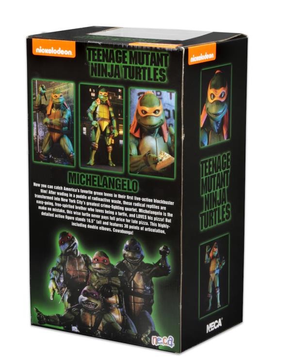 Teenage Mutant Ninja Turtles (1990 Movie) - Michelangelo 1/4 Scale Figure - Collectables > Action Figures > toys -  Neca