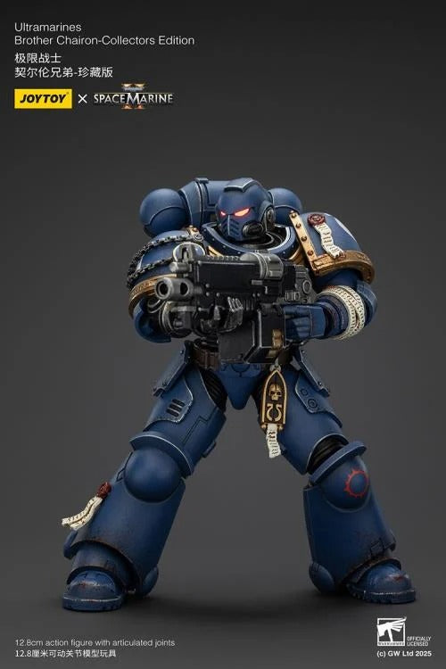 Warhammer 40K - Ultramarines - Space Marine 2 - Brother Chairon (Collectors Edition) - Collectables > Action Figures > toys -  Joy Toy