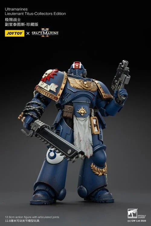Warhammer 40K - Ultramarines - Space Marine 2 - Lieutenant Titus (Collectors Edition) - Collectables > Action Figures > toys -  Joy Toy