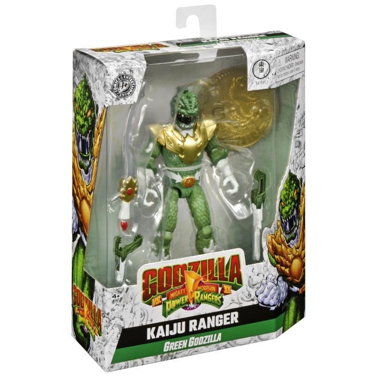 Godzilla vs. The Mighty Morphin Power Rangers II - Green Godzilla Kaiju Ranger - Collectables > Action Figures > toy -  PLAYMATES