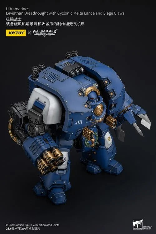 Warhammer: The Horus Heresy - Ultramarines - Leviathan Dreadnought with Cyclonic Melta Lance and Siege Claws - Collectables > Action Figures > toys -  Joy Toy