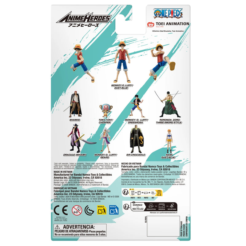 One Piece - Anime Heroes - Monkey D. Luffy (East Blue) - Collectables > Action Figures > toys -  Bandai