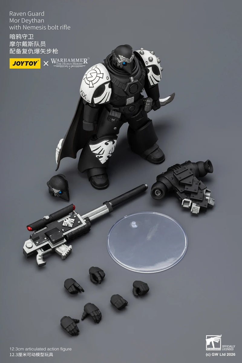 JoyToy - Warhammer: The Horus Heresy Raven Guard Mor Deythan with Nemesis Bolt Rifle 1/18 Scale Action Figure - Collectables > Action Figures > toys -  Joy Toy