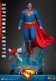 Superman (2025) - Superman & Krypto 1/6th Scale Collectible Figure Set - MMS812 - Collectables > Action Figures > toys -  Hot Toys