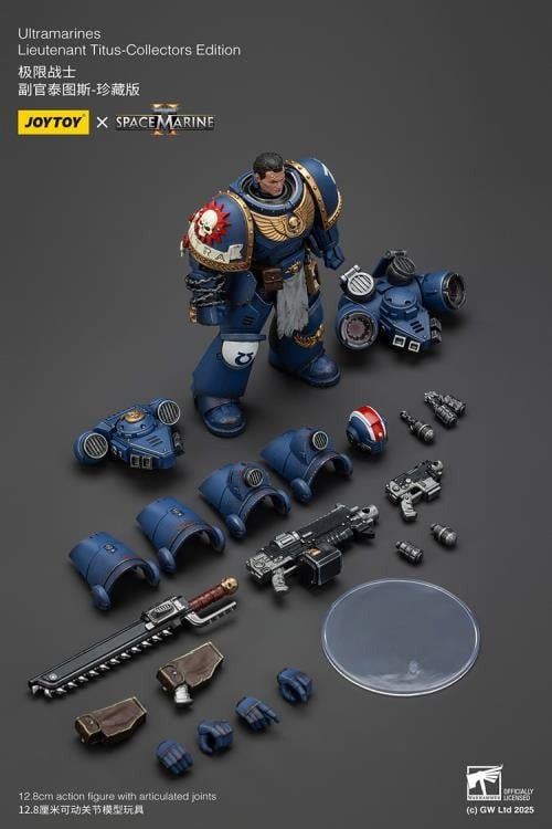 Warhammer 40K - Ultramarines - Space Marine 2 - Lieutenant Titus (Collectors Edition) - Collectables > Action Figures > toys -  Joy Toy