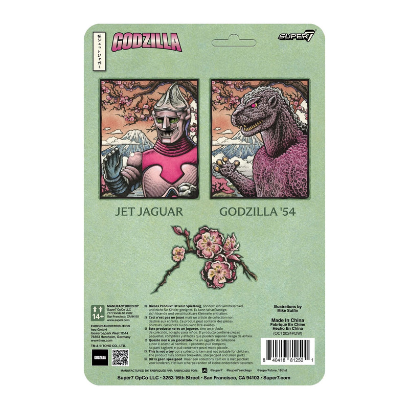 Godzilla vs. Megalon - ReAction - Jet Jaguar (Cherry Blossom Festival) - Action & Toy Figures -  Super7